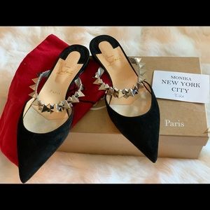 Authentic Christian Louboutin Planet Choc Flat 35